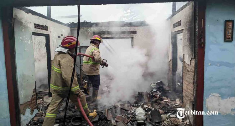 Si Jago Merah Mengamuk, Rumah di Sawahan Madiun Dilalap Api