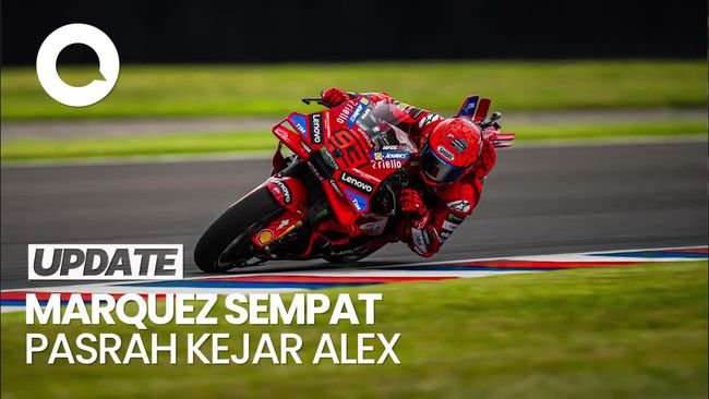 Video Marquez Nyaris Nyerah Lawan Alex di MotoGP Argentina