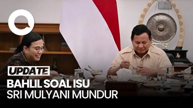 Video Respons Bahlil soal Isu Menkeu Sri Mulyani Mundur