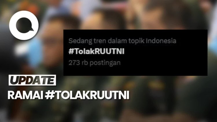 Video #TolakRUUTNI Bergema di Media Sosial