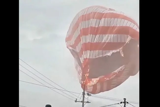 Fakta-Fakta Balon Udara Raksasa Jatuh di Pujon, Putuskan Aliran Listrik di 8000 Rumah