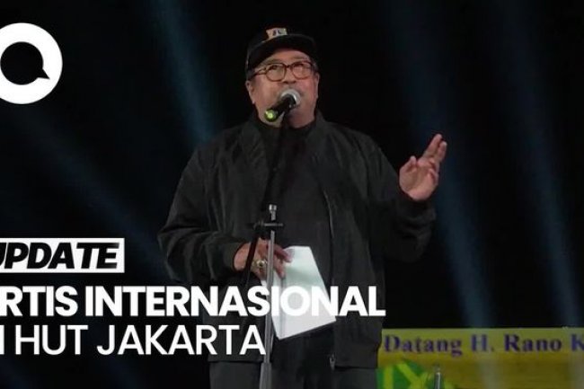 Video Rano Karno: HUT DKI Jakarta Kita Undang Artis-artis Internasional