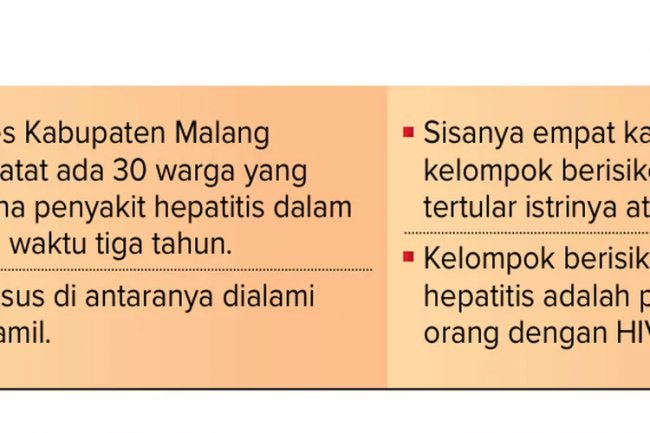 Dinas Kesehatan Kabupaten Malang Temukan 26 Ibu Hamil Kena Hepatitis