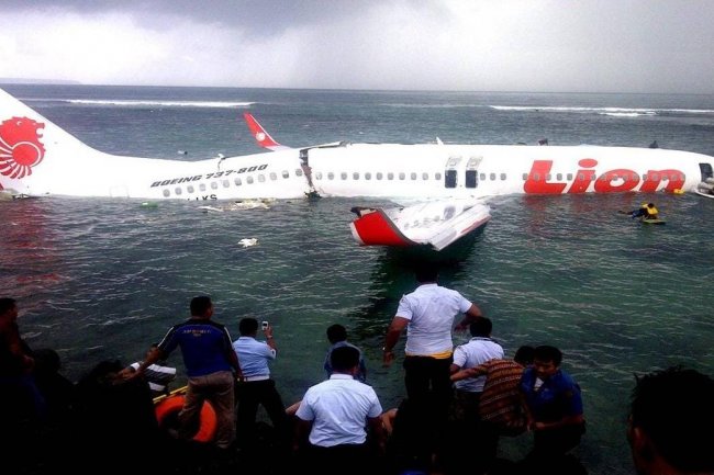 Peristiwa 13 April 2013, Lion Air Jatuh ke Ngurai Rai Bali
