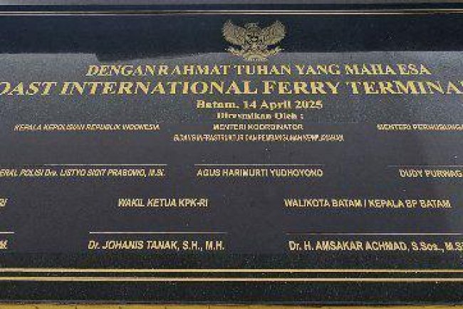Pelabuhan Internasional Gold Coast di Bengkong Diresmikan Hari Ini, Dihadiri Sejumlah Tokoh Nasional
