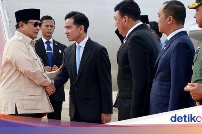 Prabowo Tiba di Tanah Air Usai Lawatan dari Timur Tengah dan Turkiye