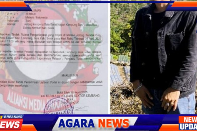 Diduga Tidak Sesuai Dengan Peristiwa Yang Dialami Korban, Afriadi Andika, SH., MH Pertanyakan Ada Apa dengan LP Polsek Lembang Jaya?