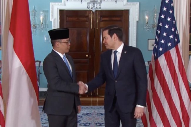 Bertemu Menlu AS, Menteri Sugiono Tegaskan Penolakan Relokasi Warga Palestina