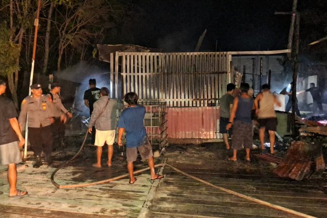 Kerugian Capai Ratusan Juta, Polsek Rungan Selidiki Peristiwa Kebakaran Rumah Di Luwuk Langkuas