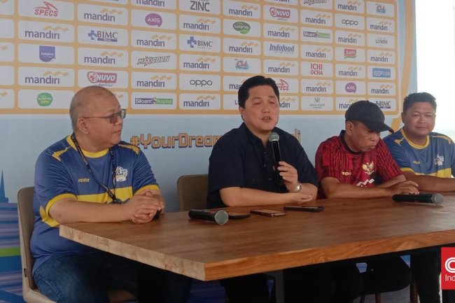 Erick Thohir Apresiasi Prestasi Nova Arianto di Timnas Indonesia U-17