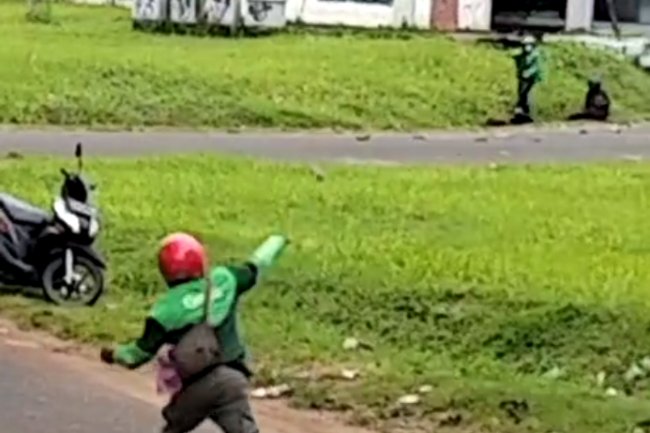 Maling Motor Terperosok di Got, Berujung Diamuk Massa