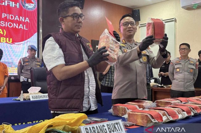Polda Sulteng ungkap 24 kilogram sabu jaringan internasional