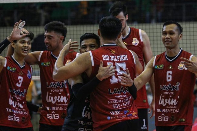 FOTO: Jakarta LavAni Livin Transmedia Perkasa di Putaran 1 Final Four