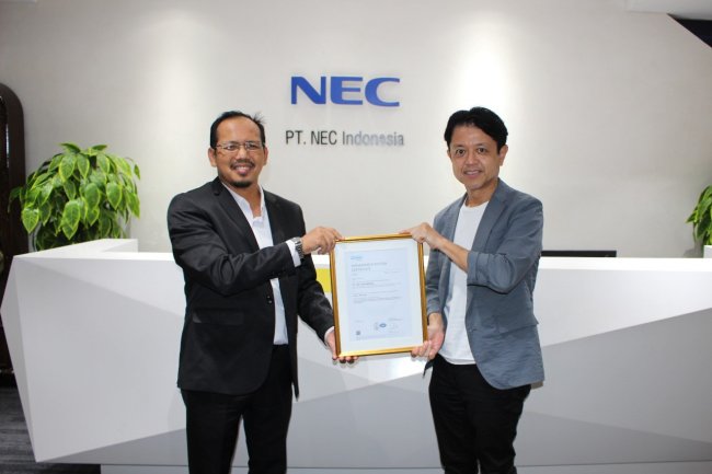 Raih ISO/IEC 27001:2022, NEC Indonesia Tegaskan Komitmen Keamanan Teknologi Informasi