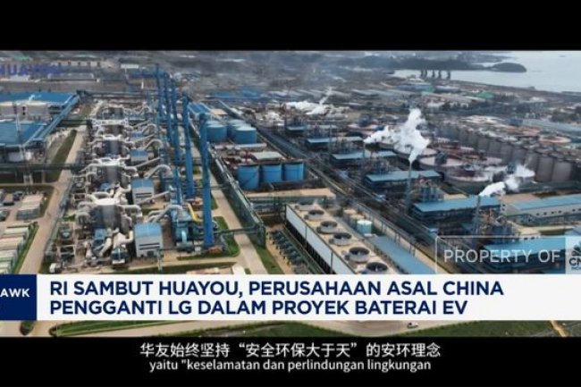 Huayou Gantikan LG di Proyek Baterai EV RI, Ini Alasannya