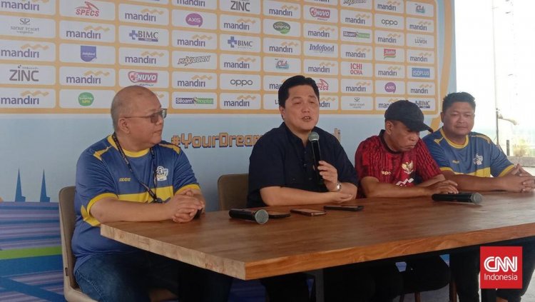 Erick Thohir Apresiasi Prestasi Nova Arianto di Timnas Indonesia U-17