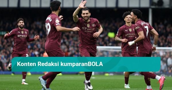 Foto: Man City Bungkam Everton Dua Gol Tanpa Balas