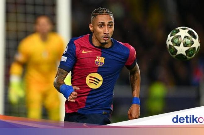 Barcelona Ditahan Inter, Raphinha Lewati Torehan Messi