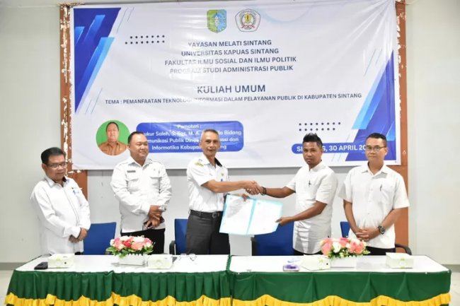 Kolaborasi Unka dan Kominfo Sintang: Dorong Literasi Teknologi dalam Pelayanan Publik