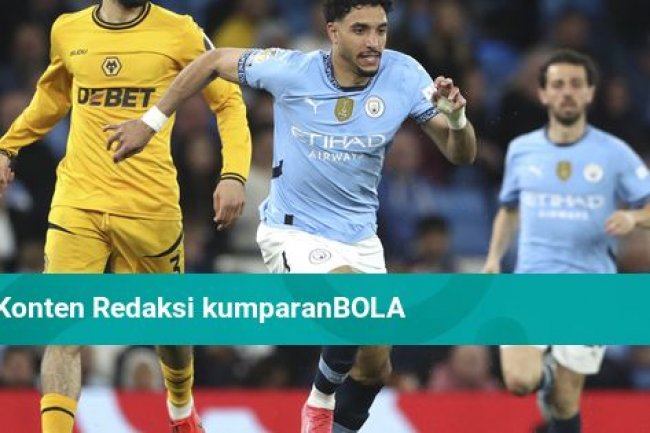 Foto: Gol Kevin De Bruyne Bawa Man City Bungkam Wolves