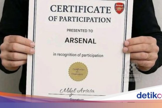 Meme: Arsenal Sudah Gagal Juara, Kini Terancam Digeser Rival Lain Pula