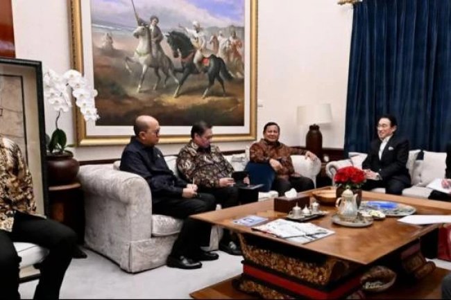 Prabowo Terima Kunjungan Utusan Khusus PM Jepang di Jakarta, Airlangga Ungkap Isi Pertemuan