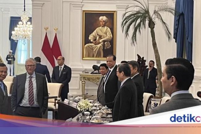 Prabowo-Bill Gates Diskusi dengan Pengusaha di Istana, Chairul Tanjung Hadir