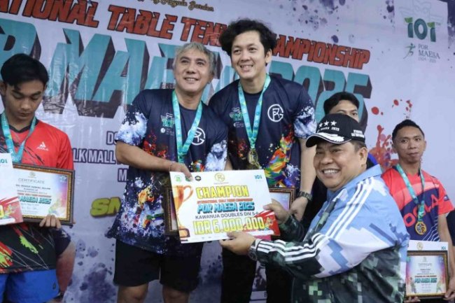 Semangat Atlet Muda Berkobar di Kejuaraan Tenis Meja Internasional "POR MAESA" Jakarta