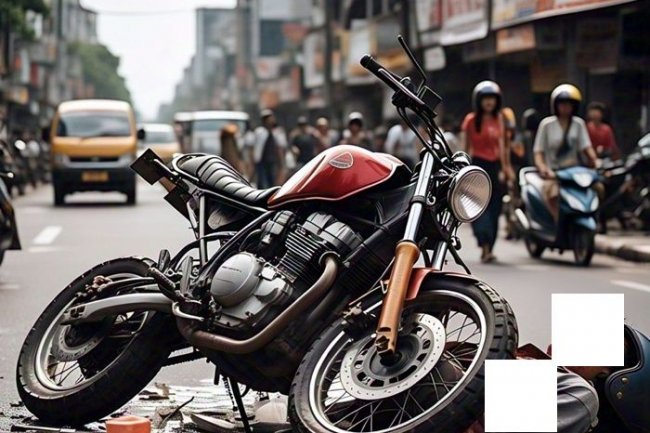 Kecelakaan Maut Pengendara Sepeda Motor di Simpang Salak Sidikalang