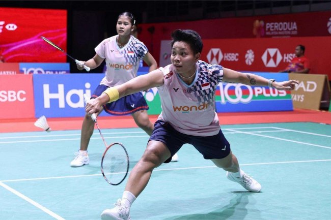 Ganda Putri Indonesia Apriyani/Febi Lolos 16 Besar Malaysia