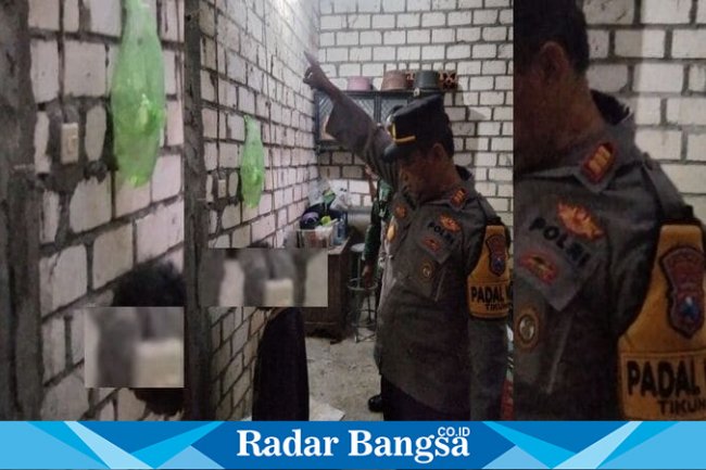 Kapolsek Tikung Pimpin Olah TKP Pria Gantung Diri, Warga Tinaro Lamongan Heboh