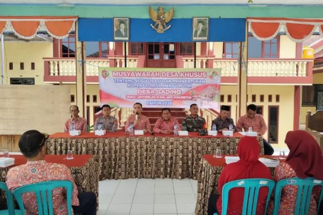 Desa Gading, Kecamatan Jatirejo  Bentuk Koperasi Merah Putih, Optimistis Sejahterakan Warga