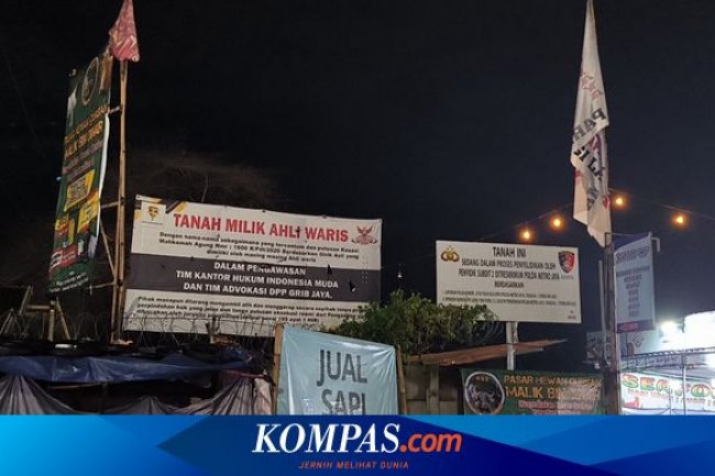 Kondisi Lahan BMKG di Tangsel yang Diduduki GRIB Jaya, Terpasang 3 Plang dan Bendera Ormas