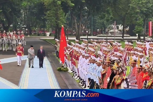PM China Disambut Prabowo, Meriam Menyalak dan Pasukan Berkuda Berderap