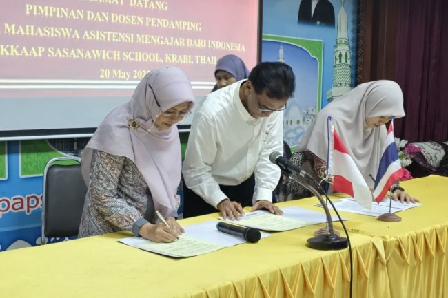 Muhammadiyah Jawa Barat — Perkuat Jejaring Global, Unisa Bandung Teken MoU Internasional dengan AECI Thailand