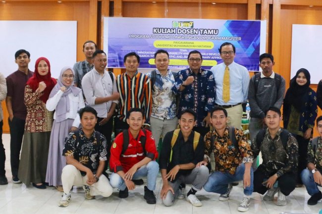 Gelar Kuliah Tamu Internasional, Pascasarjana Ummat Dorong Penelitian Transdisipliner dan Pemikiran Sistem