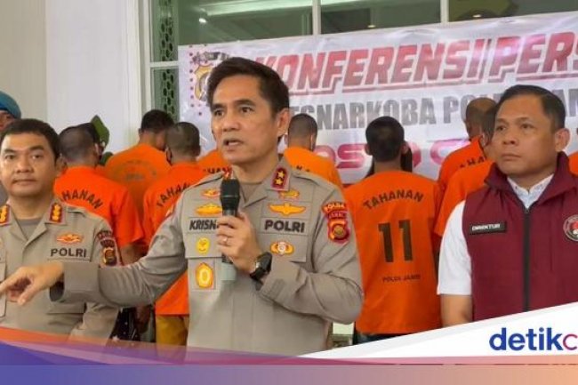 Polda Jambi Ungkap Jaringan Narkoba Internasional, Petugas Buru Bandar