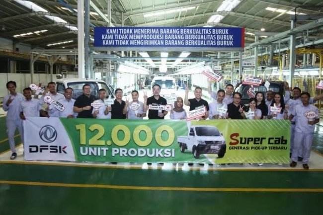 DFSK Rayakan Produksi Super Cab ke-12 Ribu Unit