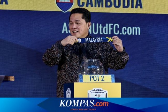 Hasil Undian ASEAN U23 Championship 2025, Indonesia vs Malaysia