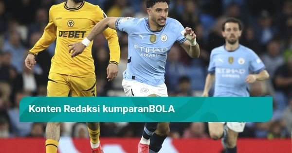 Foto: Gol Kevin De Bruyne Bawa Man City Bungkam Wolves