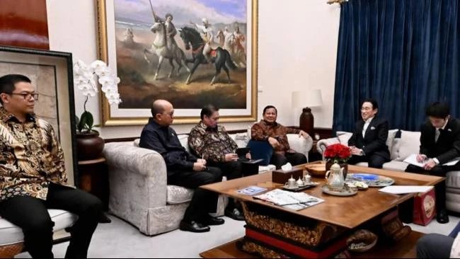 Prabowo Terima Kunjungan Utusan Khusus PM Jepang di Jakarta, Airlangga Ungkap Isi Pertemuan