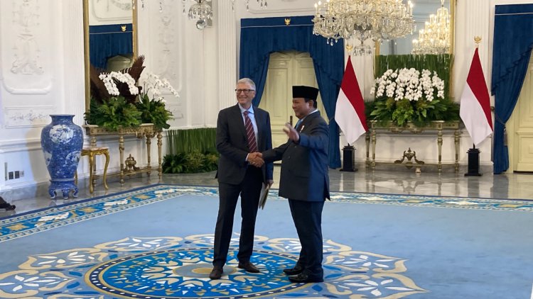 Presiden Prabowo dan Bill Gates Bahas Pembangunan Berkelanjutan di Istana