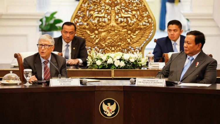 Prabowo Akan Berikan Bintang Kehormatan Tertinggi untuk Bill Gates