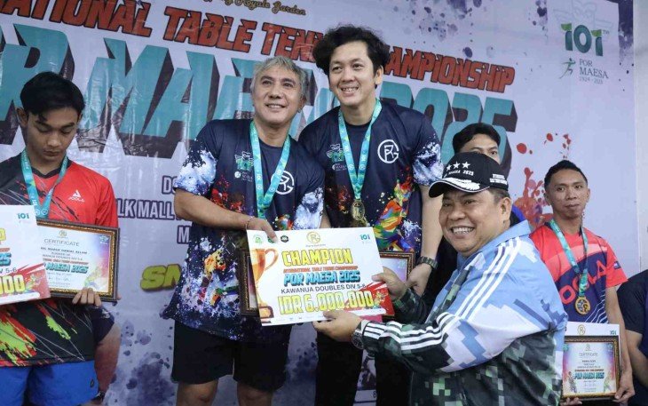 Semangat Atlet Muda Berkobar di Kejuaraan Tenis Meja Internasional "POR MAESA" Jakarta