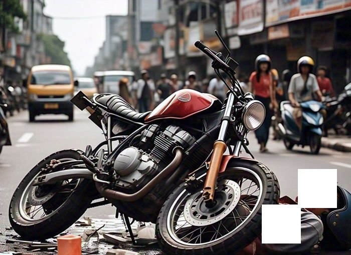 Kecelakaan Maut Pengendara Sepeda Motor di Simpang Salak Sidikalang