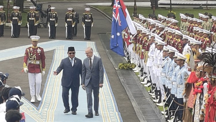 Albanese Disambut Meriah di Istana Negara