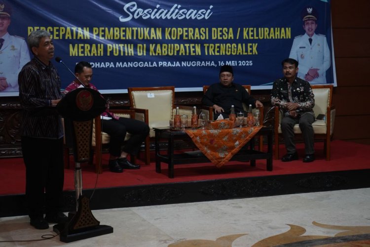 Camat-Kades-BPD Trenggalek-Jatim sepakat bentuk Koperasi Merah Putih