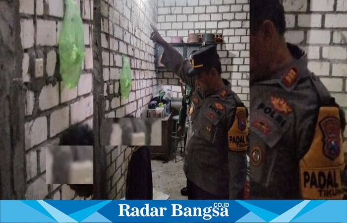 Kapolsek Tikung Pimpin Olah TKP Pria Gantung Diri, Warga Tinaro Lamongan Heboh
