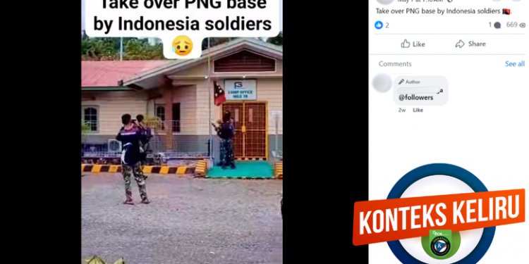 TNI Meluruskan Peristiwa Penurunan Bendera Papua Nugini di Mimika