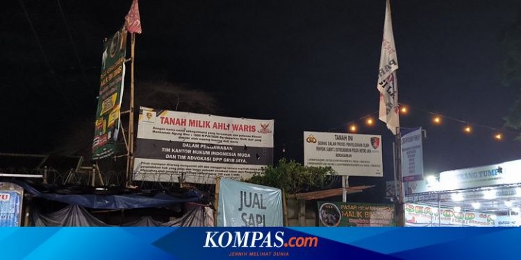 Kondisi Lahan BMKG di Tangsel yang Diduduki GRIB Jaya, Terpasang 3 Plang dan Bendera Ormas
